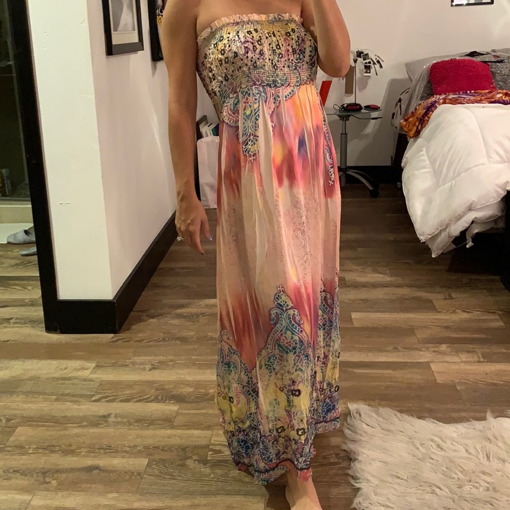 Maxi Strapless Dress